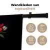 Rode - Bloemen - Tulpen - Vaas Wandkleed katoen klein -sfeer2