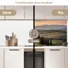 Toscaans - Landschap - Heuvels keuken achterwand 2 middel -voor-na2_NL