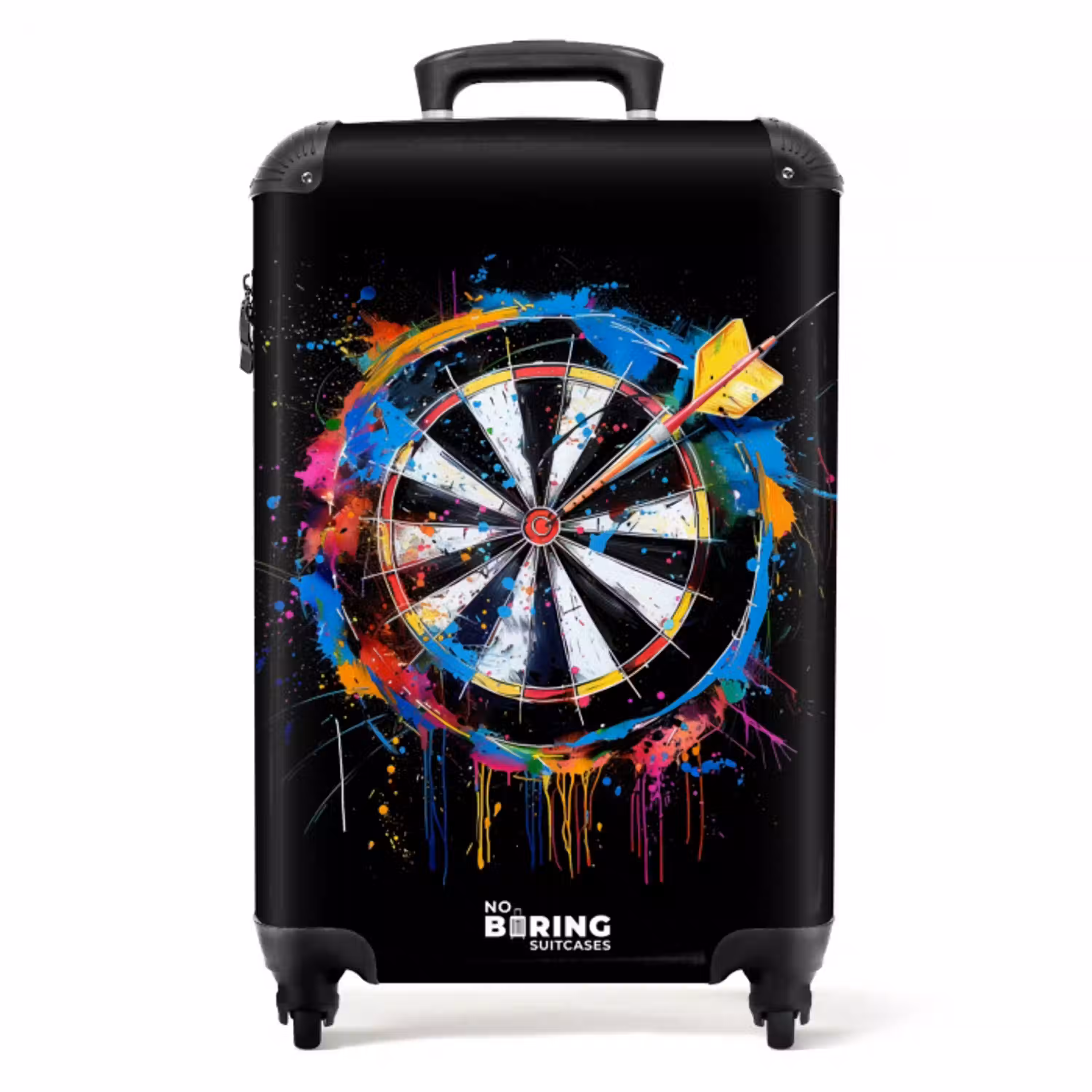 Dartbord met graffiti NBS - Handbagage koffer - Unisex middel -productfoto_recht
