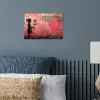 Graffiti - Meisje - Roze - Street art - Roos - Banksy poster papier klein -sfeer2