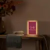 Santa - Wine - Rood - Kerst - Kerstman Light Box met kabel (Tafellamp) klein -sfeer4