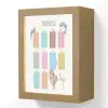Tafels van vermenigvuldiging - Leren rekenen voor kinderen - Getallen oefenen - Dieren Light Box met kabel (Wandlamp kind) klein -3d