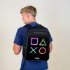 Knoppen van een gameconsole Rugzak - Zwart middel -sfeer8
