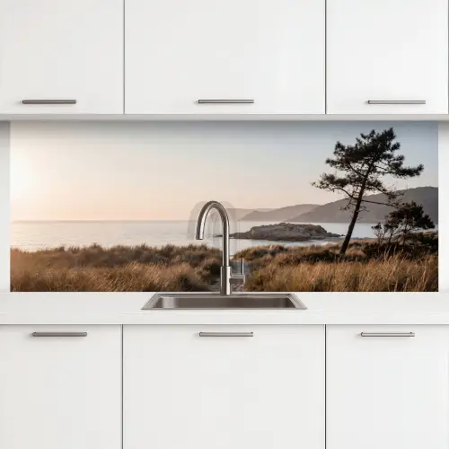 Landschap - Kust - Duinen keuken achterwand 2 middel -3d