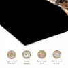 Giraffe - Dieren - Zwart - Portret - Dieren poster papier klein -closeup_NL