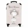 Prinses met krulletjes NBS - Handbagage koffer - Kinderen Unisex middel -productfoto_recht