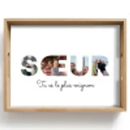 Soeur - Collage de lettres Dienblad Rechthoek middel -z3d_shopping