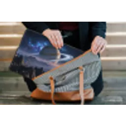 Fantasy - Kosmos - Landschap laptophoes neopreen klein -tas
