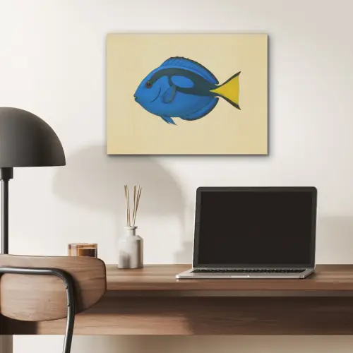 Blauw - Dory - Vis - Staartvin PET vilt klein -sfeer5