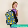 Smiley - Geel - Blauw Rugzak - Zwart middel -sfeer6_NL