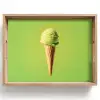 Hoorntje - Schepijs - Groen Dienblad Rechthoek middel -z3d_shopping