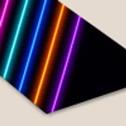 Esthetiek - Retro - Neon fotolijst zwart zonder passe partout klein -zsfeer6