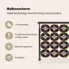 Cirkel - Retro - Kleurrijk Balkonbeschermer Duitsland klein 596 -specs_NL