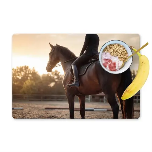 Harmonie - Ruiter - Zon Placemat vinyl groot -zzzproduct_Kitchenyeah-website