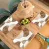 Snijdende cirkels - Overlappende vlakken Placemat vinyl groot -zzsfeer5_Kitchenyeah-website