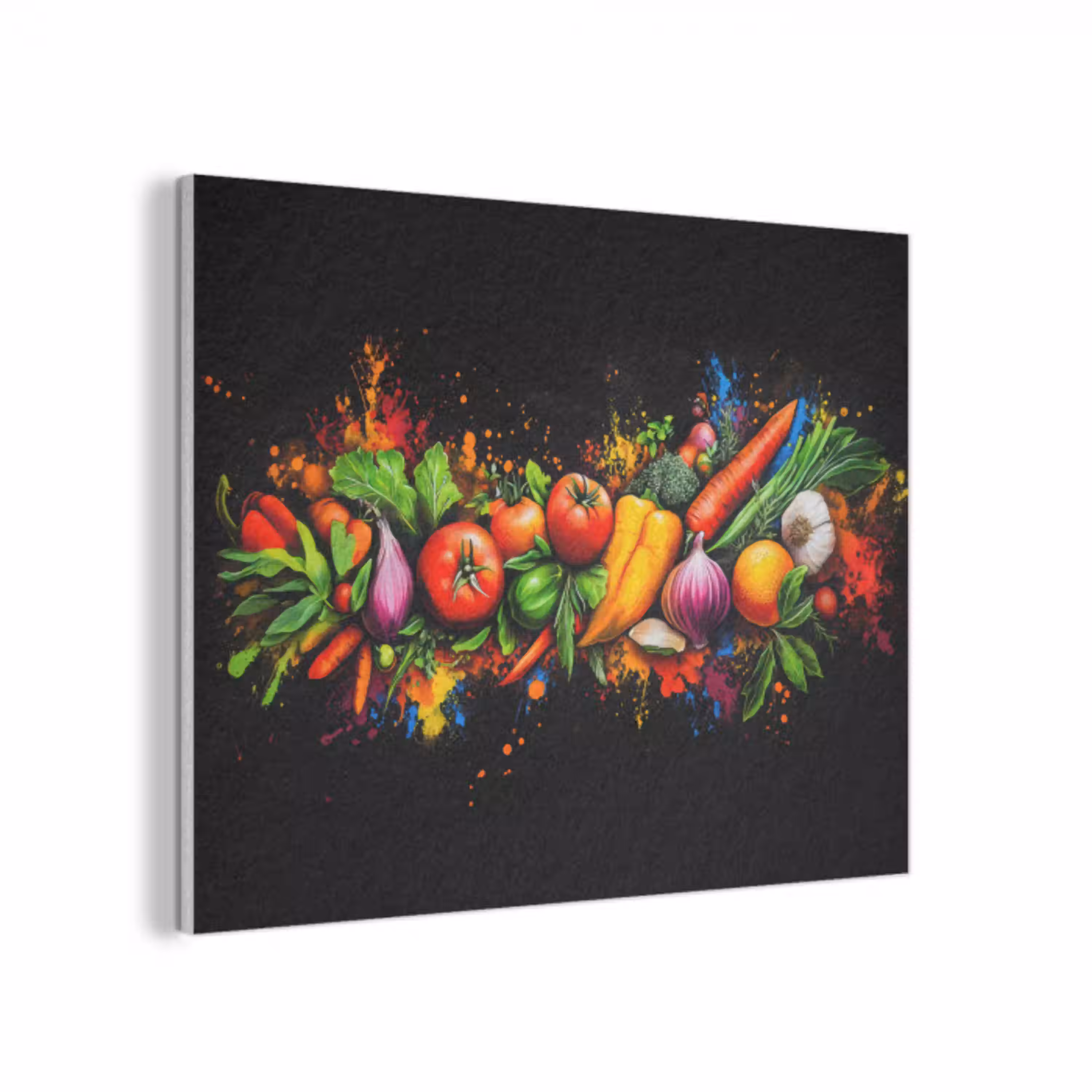 Groente - Eten - Kruiden - Graffiti - Koken PET vilt klein -3d