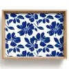 Floraal - Modern - Blauw Dienblad Rechthoek middel 911 -z3d_shopping