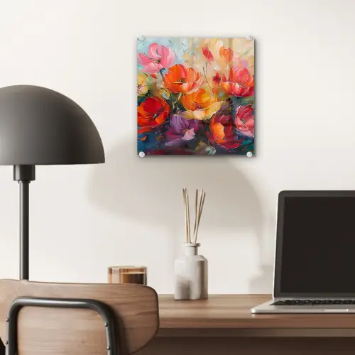 Bloemen - Kunst - Watercolor - Botanisch plexiglas 5mm klein -sfeer6