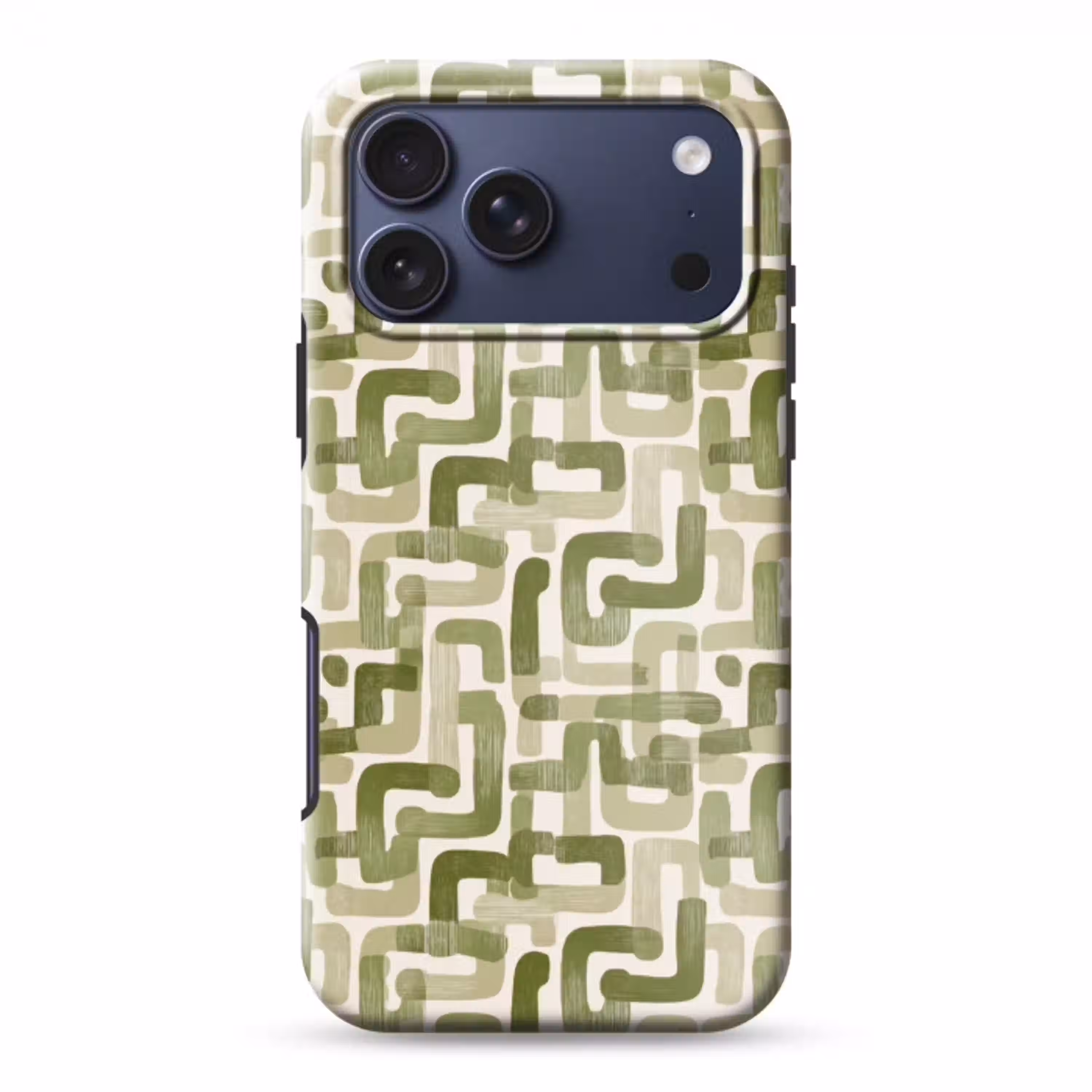 Modern - Grafisch - Groen Toughcase MagSafe Apple iPhone 17 Pro Max klein 1019 -3d