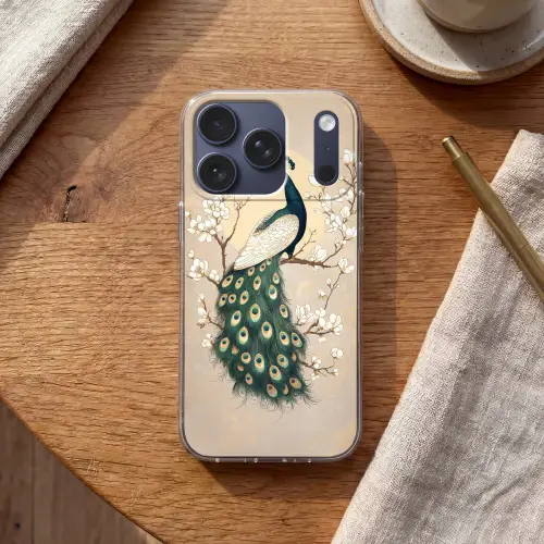 Pauw - Tak - Bloemen Telefoonhoesje iPhone 17 Pro klein -sfeer1