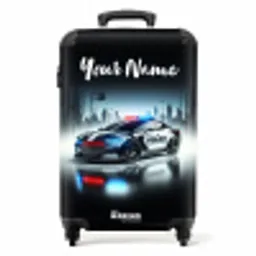Politie powercar NBS - Handbagage koffer - Kinderen Unisex middel -productfoto_recht