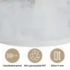 Rood - Marmer - Abstract - Goud - Modern Akoestische PET Vilt - Rond klein -closeup_NL