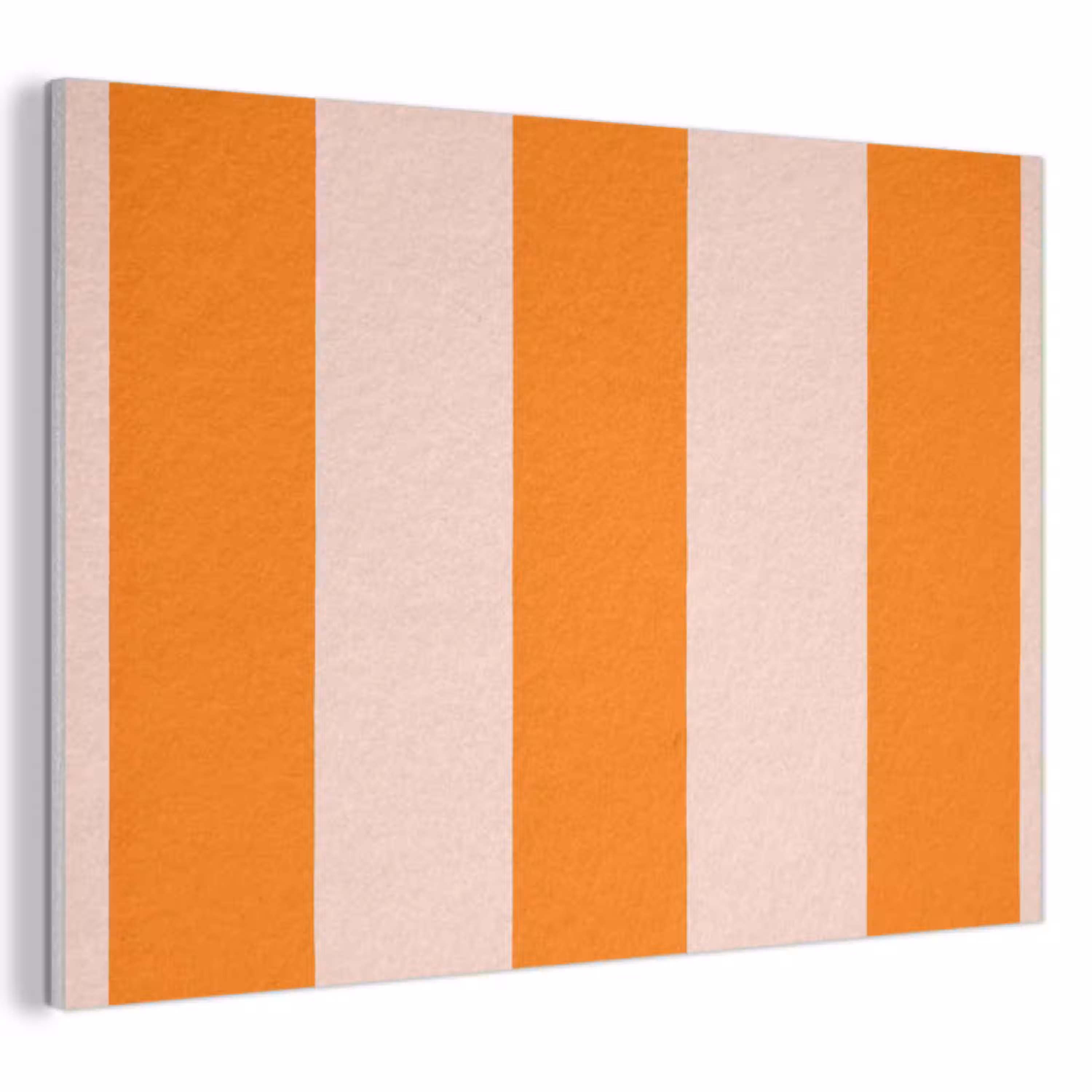 Strepen - Modern - Oranje PET vilt klein 837 -3d