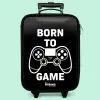 Born to game met controller Kinderkoffer - Zwart klein -zzz_website3d_nbs2