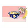 Noodles - Kom - Blauw - Illustratie Placemat vinyl groot -zzzproduct_Kitchenyeah-website