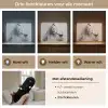 Vrouw - Masker - Wijn - Sigaret Light Box met batterij (Wandlamp) middel -USP_lichtkleurNL