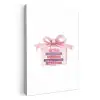 Cadeau - Strik - Tekst - Roze KitchenYeah - Keuken - Canvas klein -3d