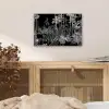 Jungle - Bomen - Bladeren - Tropical aluminium wit klein -sfeer3