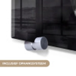 Vissen - Chef - Zwart - Wit plexiglas 5mm klein -zzsysteem_NL