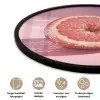 Grapefruit - Roze - Disco - Shiny Fotolijst rond zonder passe partout klein -closeup_NL
