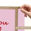 Tekst - Roze - Love - Hart Light Box met batterij (Wandlamp) middel -USP_websiteprintNL