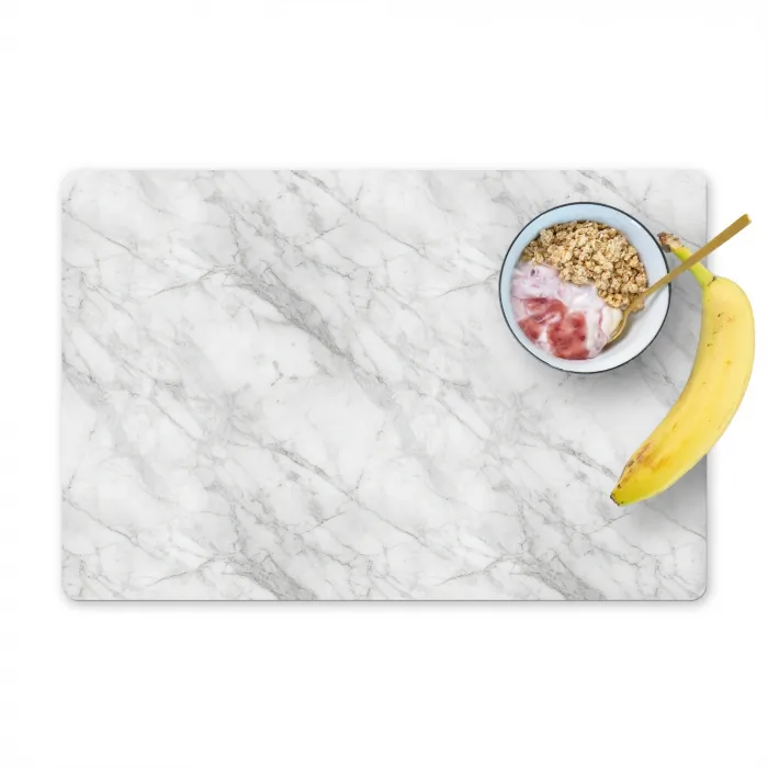 Klassiek - Marmer - Grijs Placemat vinyl groot 368 -zzzproduct_Kitchenyeah-website