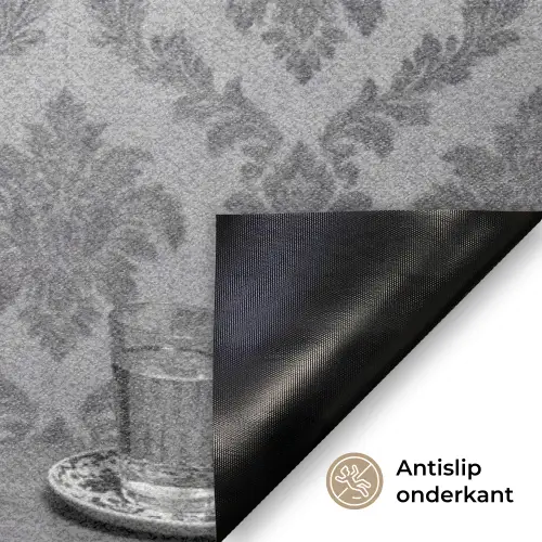 Chic - Vrouw - Zwart - Wit Deurmat klein -antislip_NL