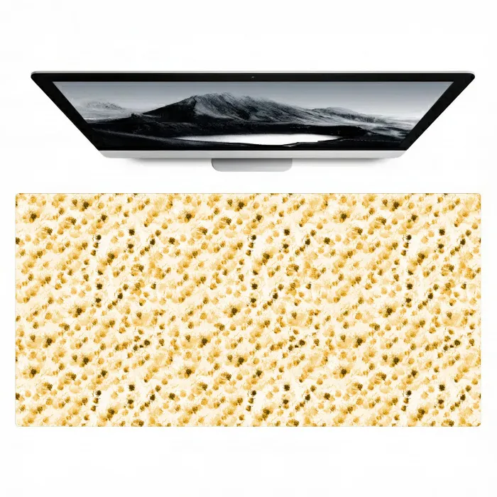 Olie - Verf - Texturen - Beige Muismat XXL klein 681 -zzz3d