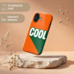 Cool - Oranje - Groen Toughcase MagSafe Apple iPhone 17 klein -USP_RandenV_DE