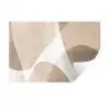 Vloeiende vlakken - Harmonieus - Golvend Muursticker klein -3d