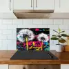 Street Art - Kleurrijk - Muur keuken achterwand spatscherm klein -sfeer2