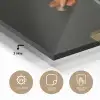 Boeket - Oranje - Gouden - vaas plexiglas 5mm klein -sfeer2