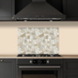 Mozaïek - Stenen - Beige keuken achterwand spatscherm klein 900 -sfeer1