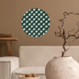 Ballen - Golf - Groen Wandcirkel behangsticker klein 186 -sfeer1
