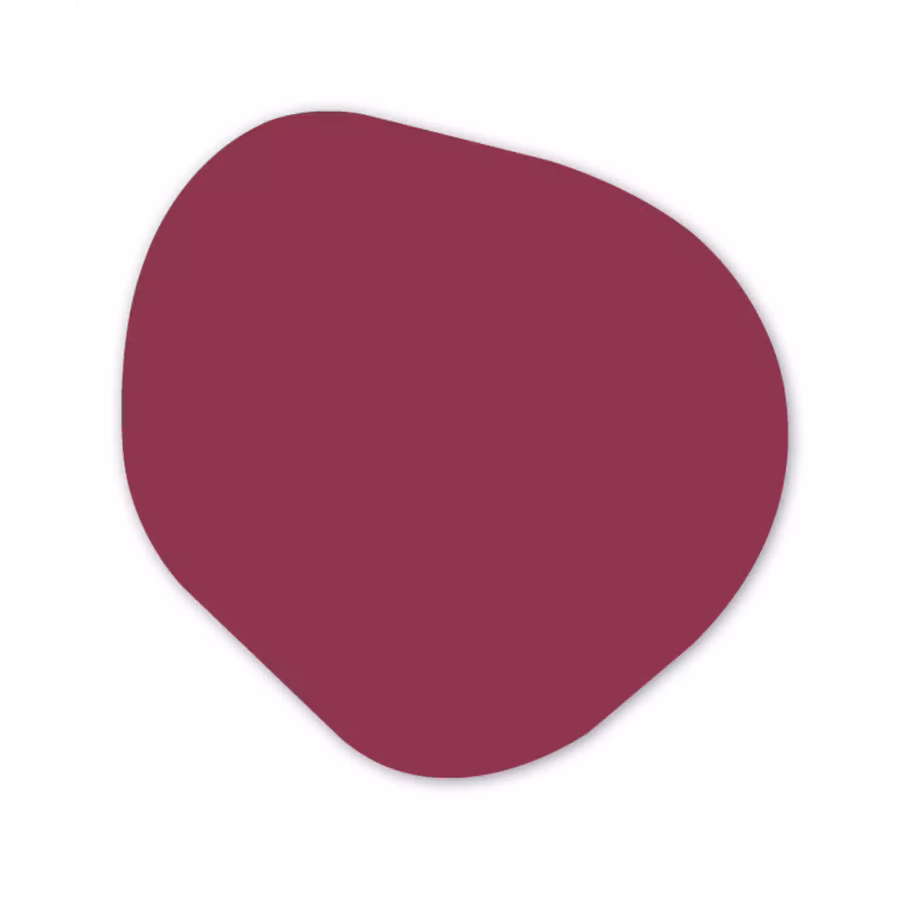 Deep - Rasberry - Rood Wandcirkel Organisch Aluminium middel 851 -3d