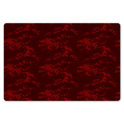 Bloemen - Donkerrood - Patroon Placemat vinyl groot 368 -zzsfeer1_Kitchenyeah-website