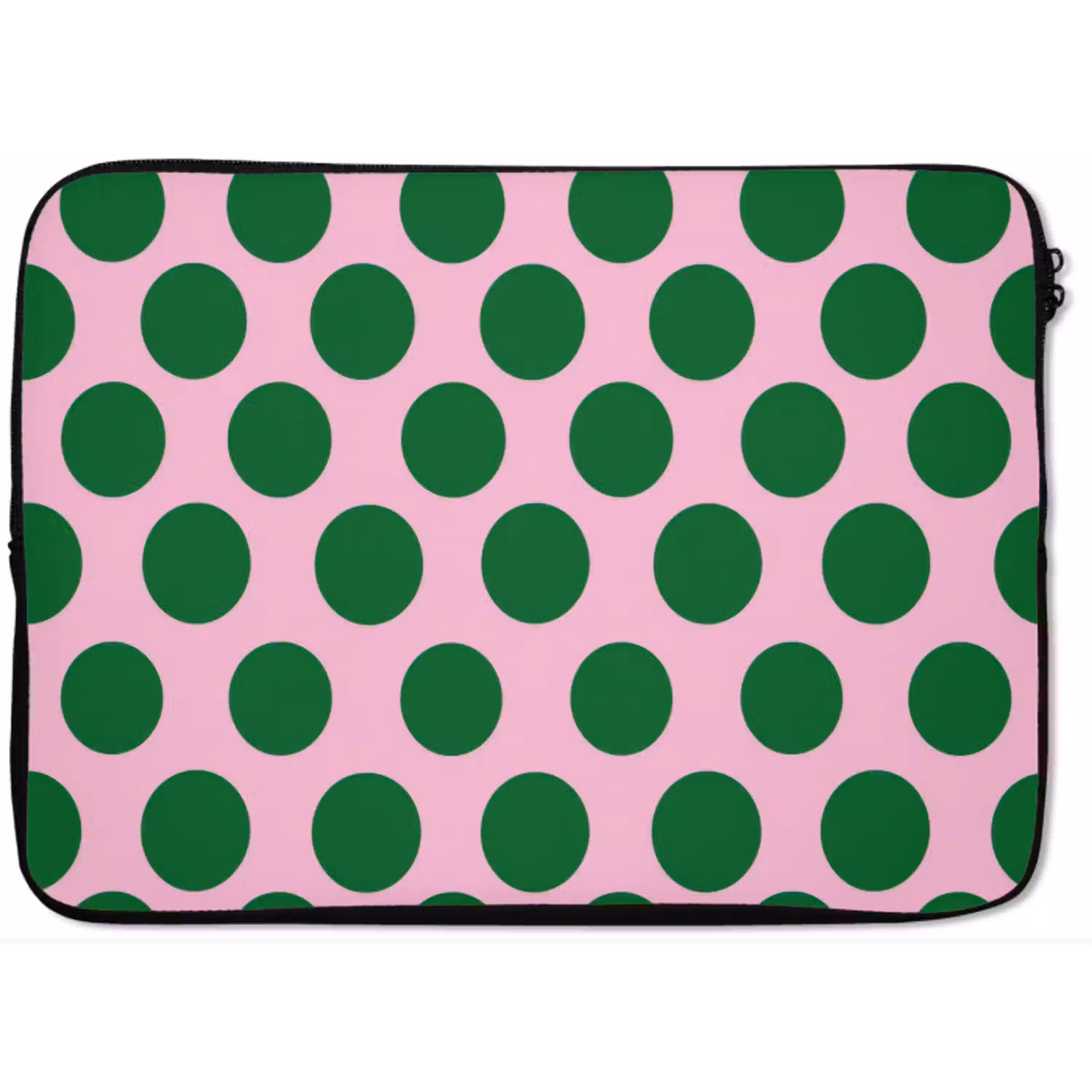 Polkadots - Patroon - Groen laptophoes neopreen klein 279 -zkaufland3dotto