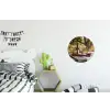 Picknick - Wijn - Kaasplankje Wandcirkel aluminium klein -kinderkamer