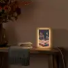 Sterrenhemel - Palmen - Rivier Light Box met kabel (Tafellamp) klein -sfeer4