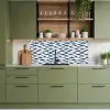 Vissen - Patroon - Blauw - Wit keuken achterwand 2 middel 871 -sfeer3